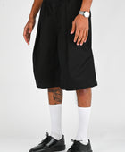 Checks 'Hakama' Shorts in Black