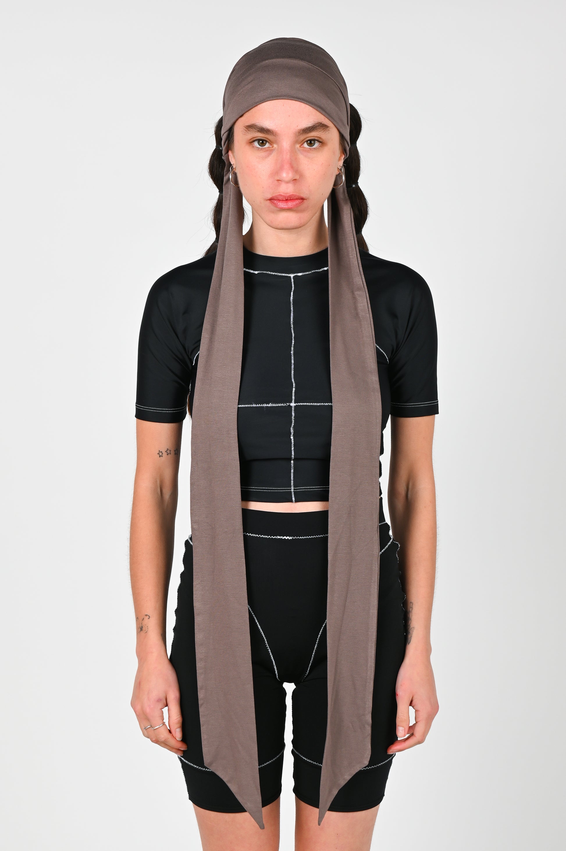 B-R-B Headband Scarf in Khaki