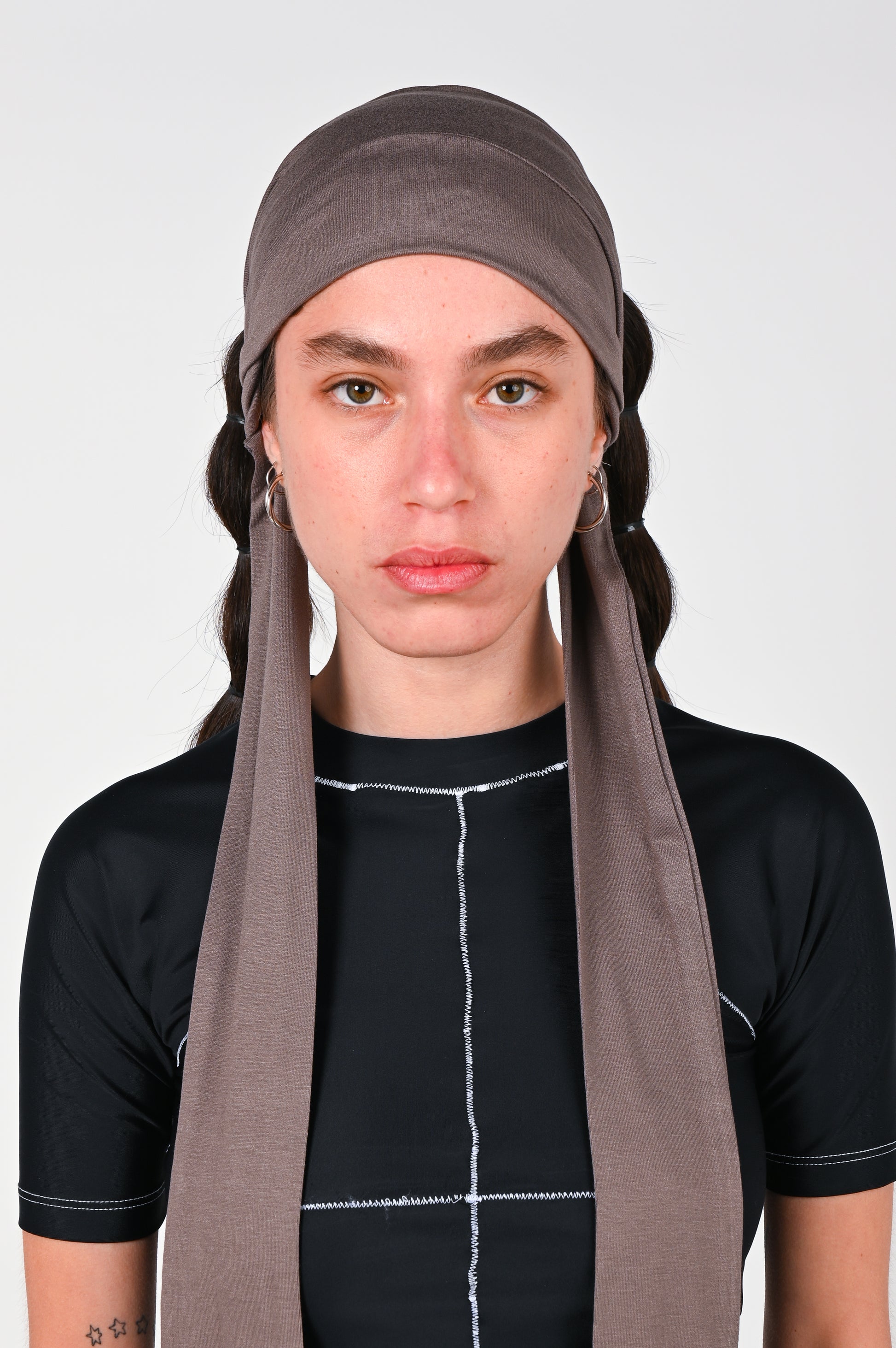 B-R-B Headband Scarf in Khaki