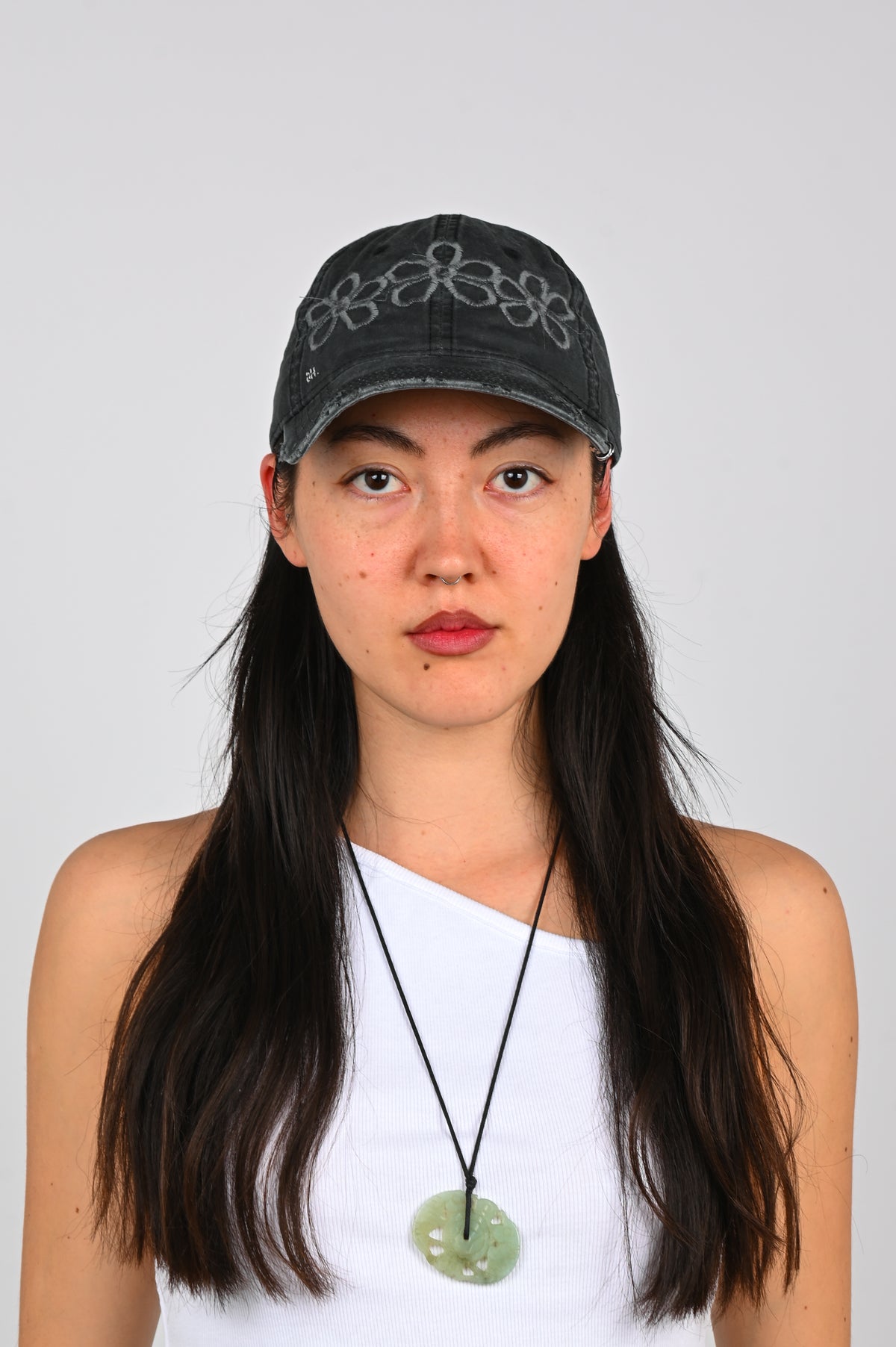 Die Horny 'Faded Black Daisies' Cap