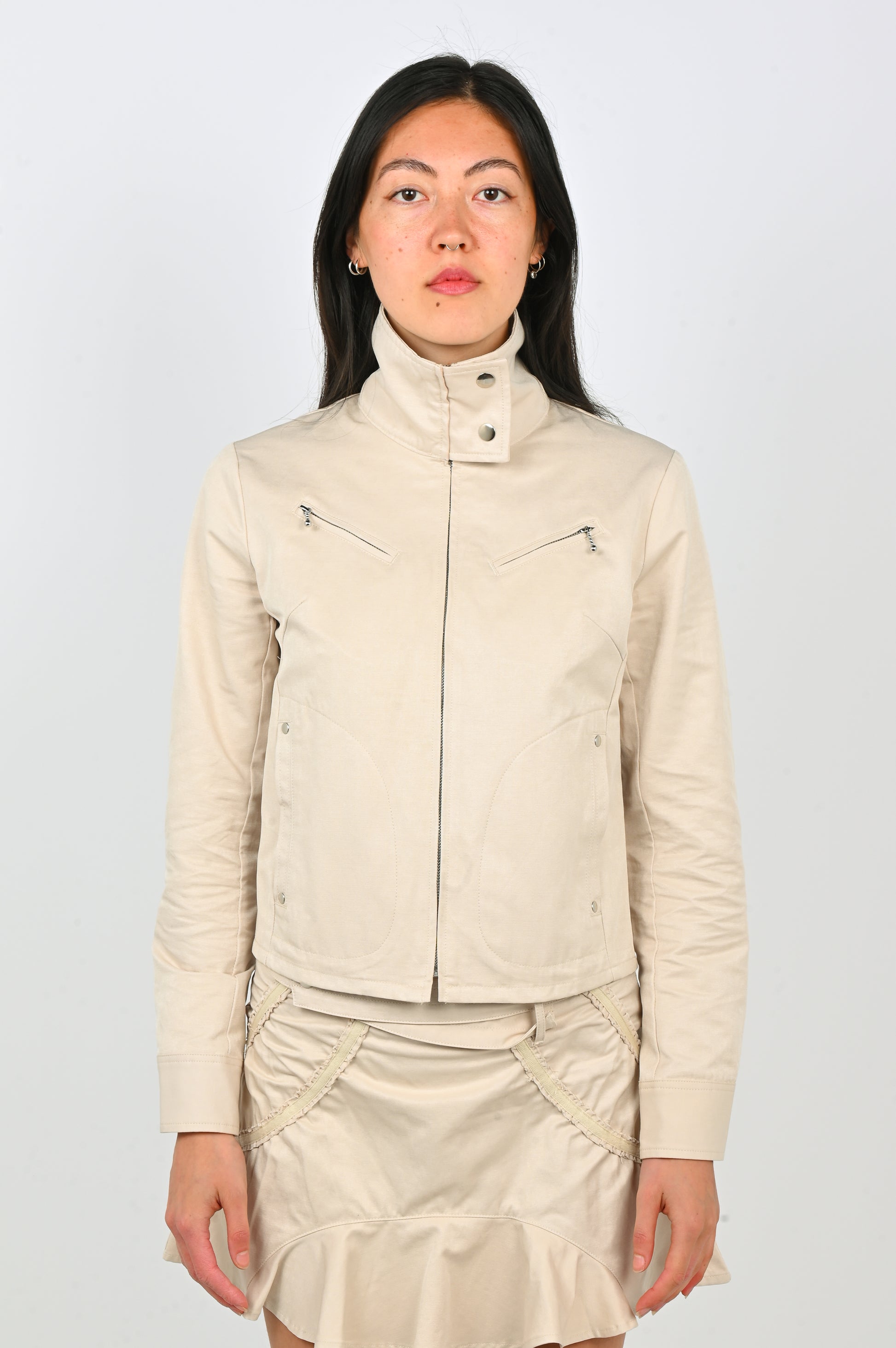 ESS·BEE Tracksuit Jacket in Sand