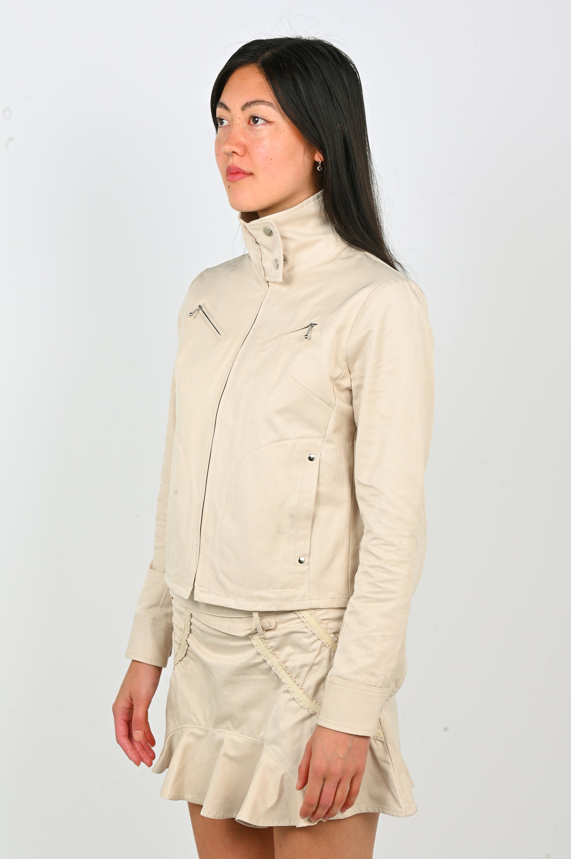 ESS·BEE Tracksuit Jacket in Sand