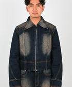 KOURH 'Harpoon' Jacket in Indigo