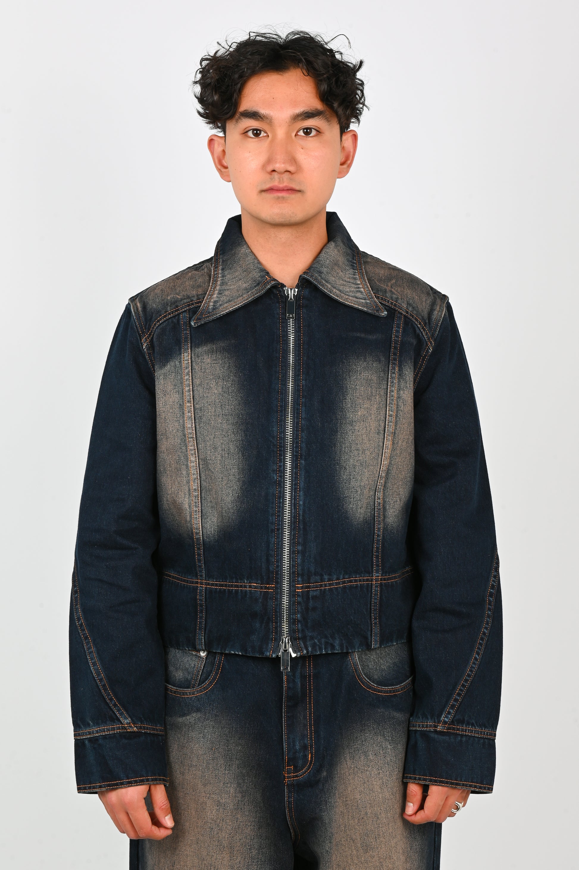 KOURH 'Harpoon' Jacket in Indigo