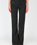 ESS·BEE Bootcut Pinstripe Trouser in Black