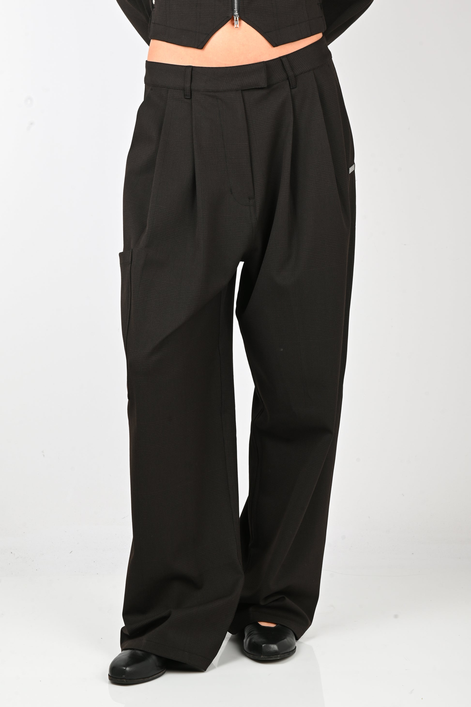 ESS·BEE Pinstripe Trouser in Chocolate