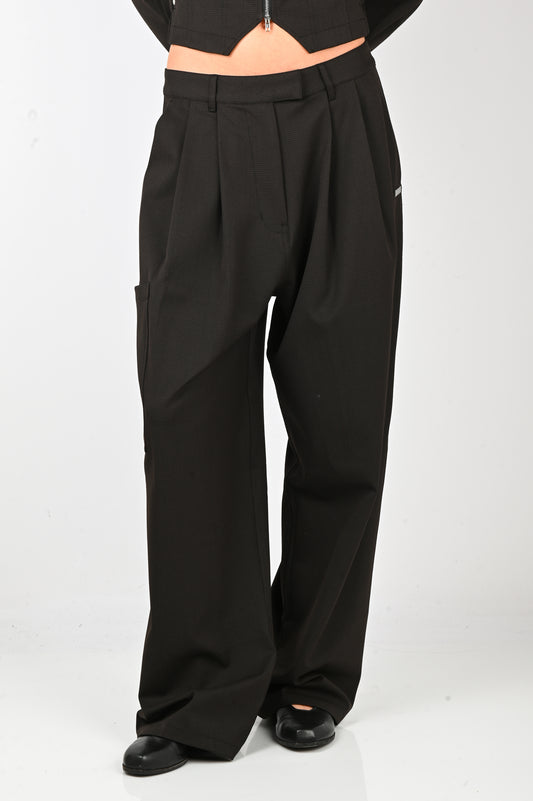ESS·BEE Pinstripe Trouser in Chocolate
