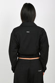 ESS·BEE Jacket in Black Pinstripe