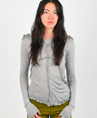 Nimph 'Bella' Hooded Top in Marle