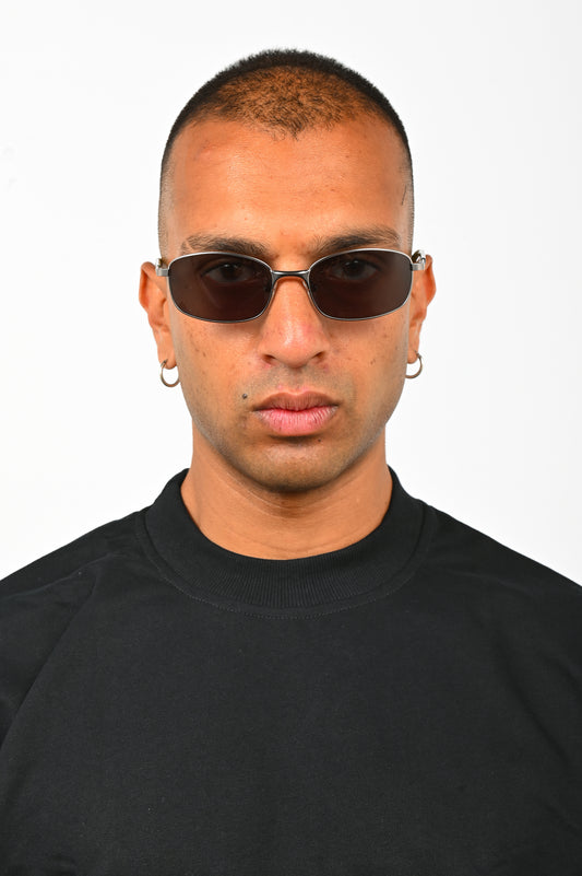 Hot Futures 'Blaze' Sunglasses in Gunmetal/Green