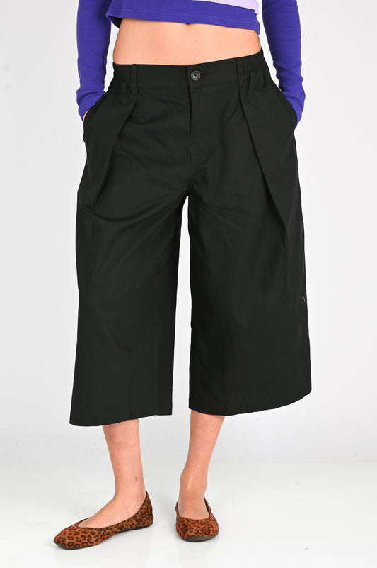 Checks Downtown Hakama Shorts V2 in Black Ripstop