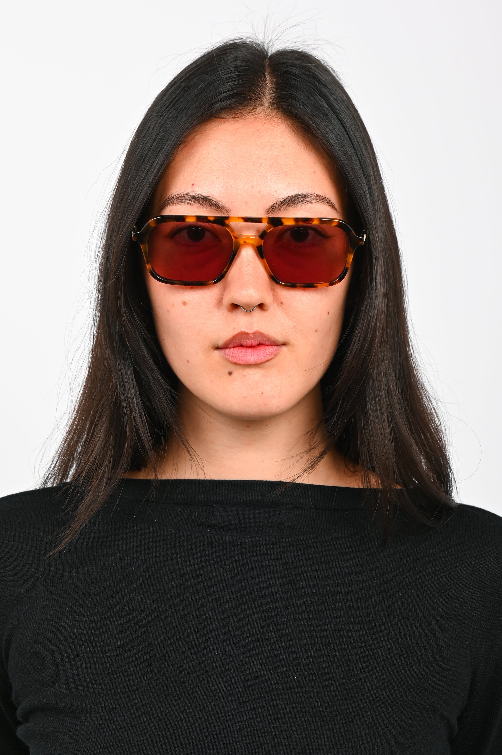 Hot Futures 'Dime' Sunglasses in Tortoiseshell Brown