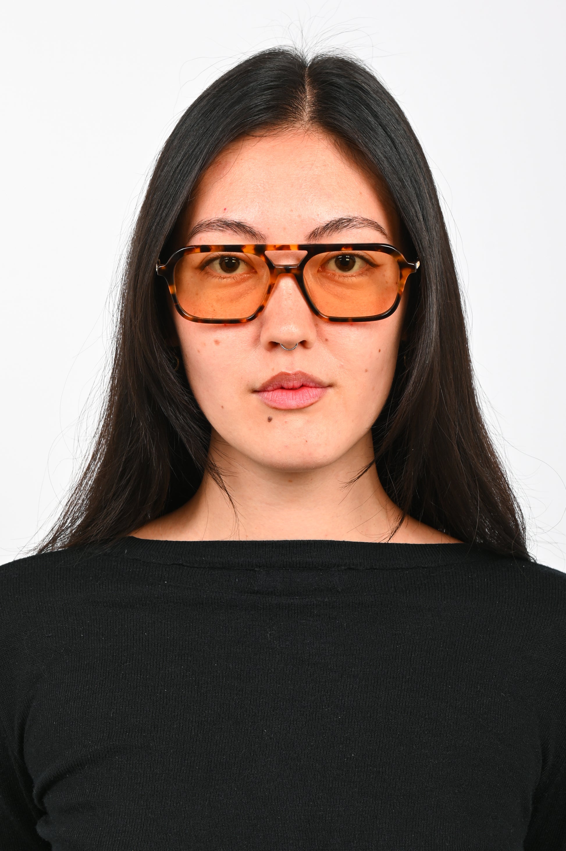 Hot Futures 'Dime' Sunglasses in Tortoiseshell Yellow