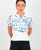 IDEN 'Delinquent' Polo in White
