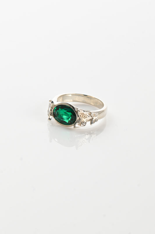Jake Cheeseman Silver 'Butterfly' Ring