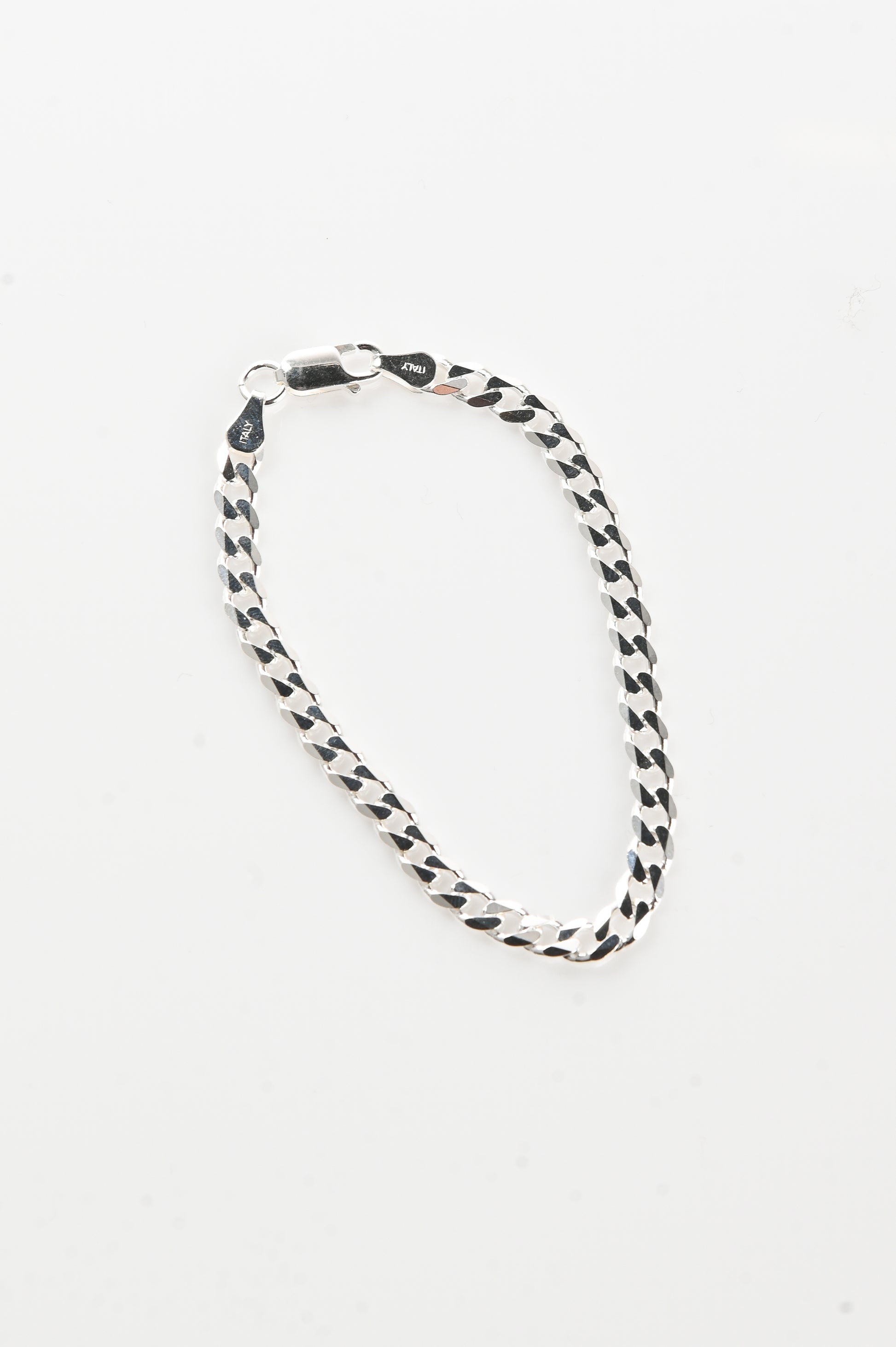 Jake Cheeseman Silver 'Curb' Bracelet