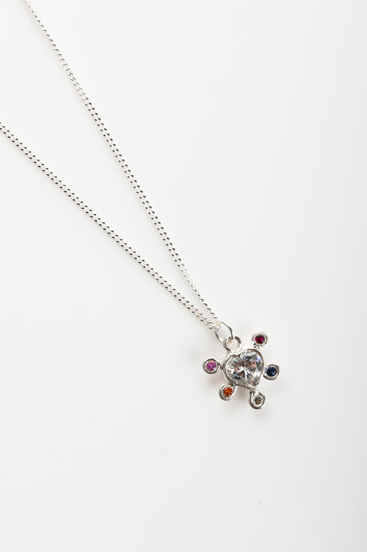 Sacreflux 'Rainbow Heart' Necklace
