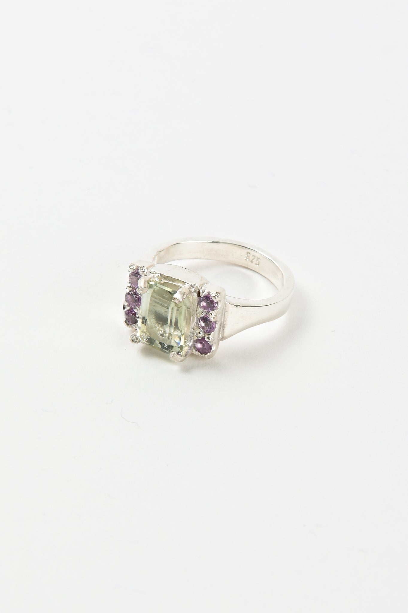 Oliver Thomas 'Priscilla' Ring With Mint Quartz