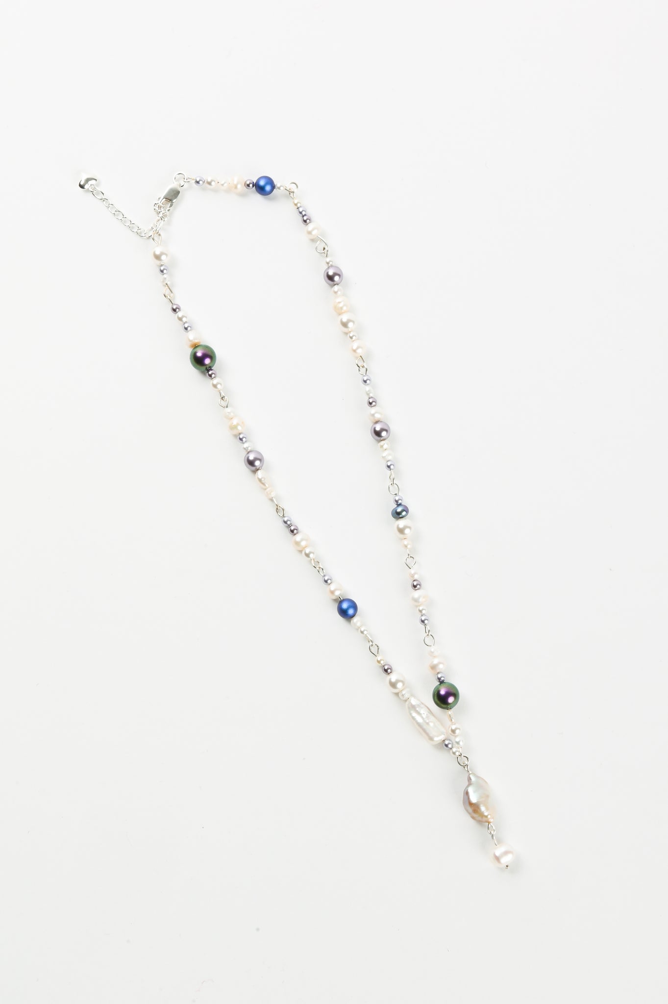 Nadia Ridiandries 'Floating Charm' Necklace In Blue/Purple