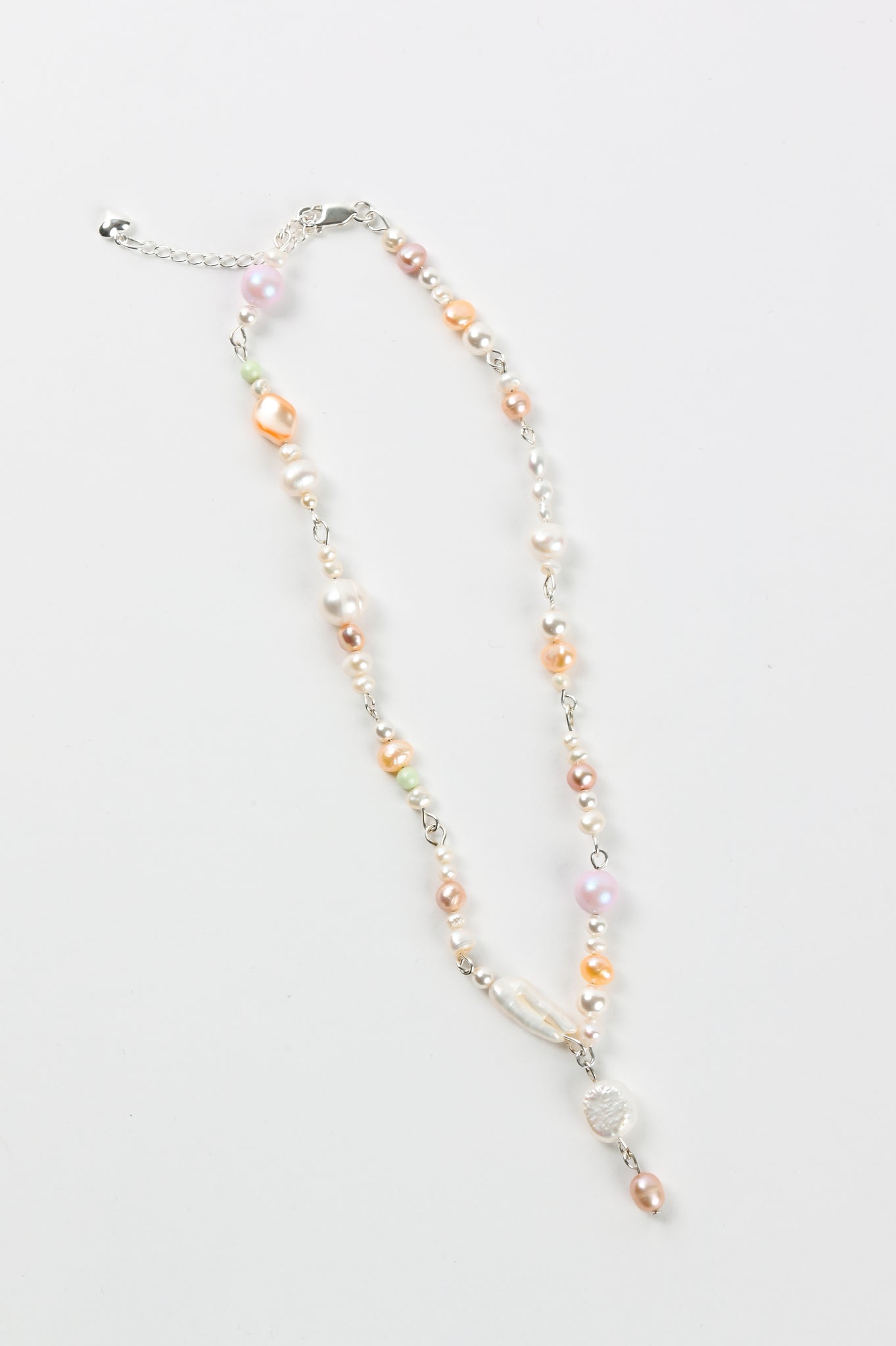 Nadia Ridiandries 'Floating Charm' Necklace In Pink/Orange