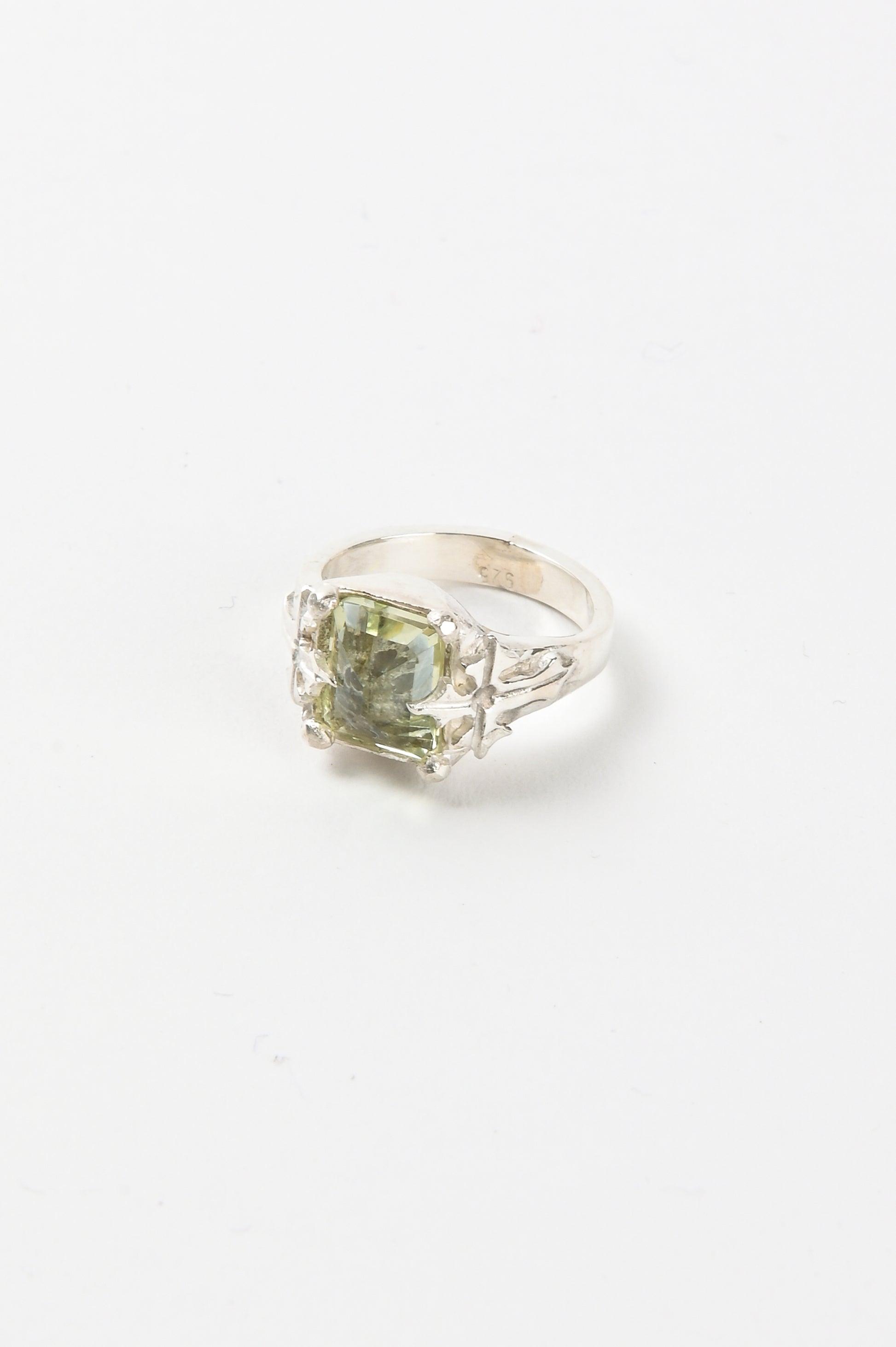 Oliver Thomas 'Hallowed' Ring With Mint Quartz