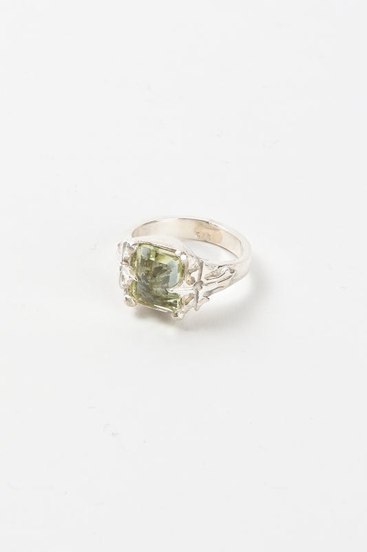 Oliver Thomas 'Hallowed' Ring With Mint Quartz