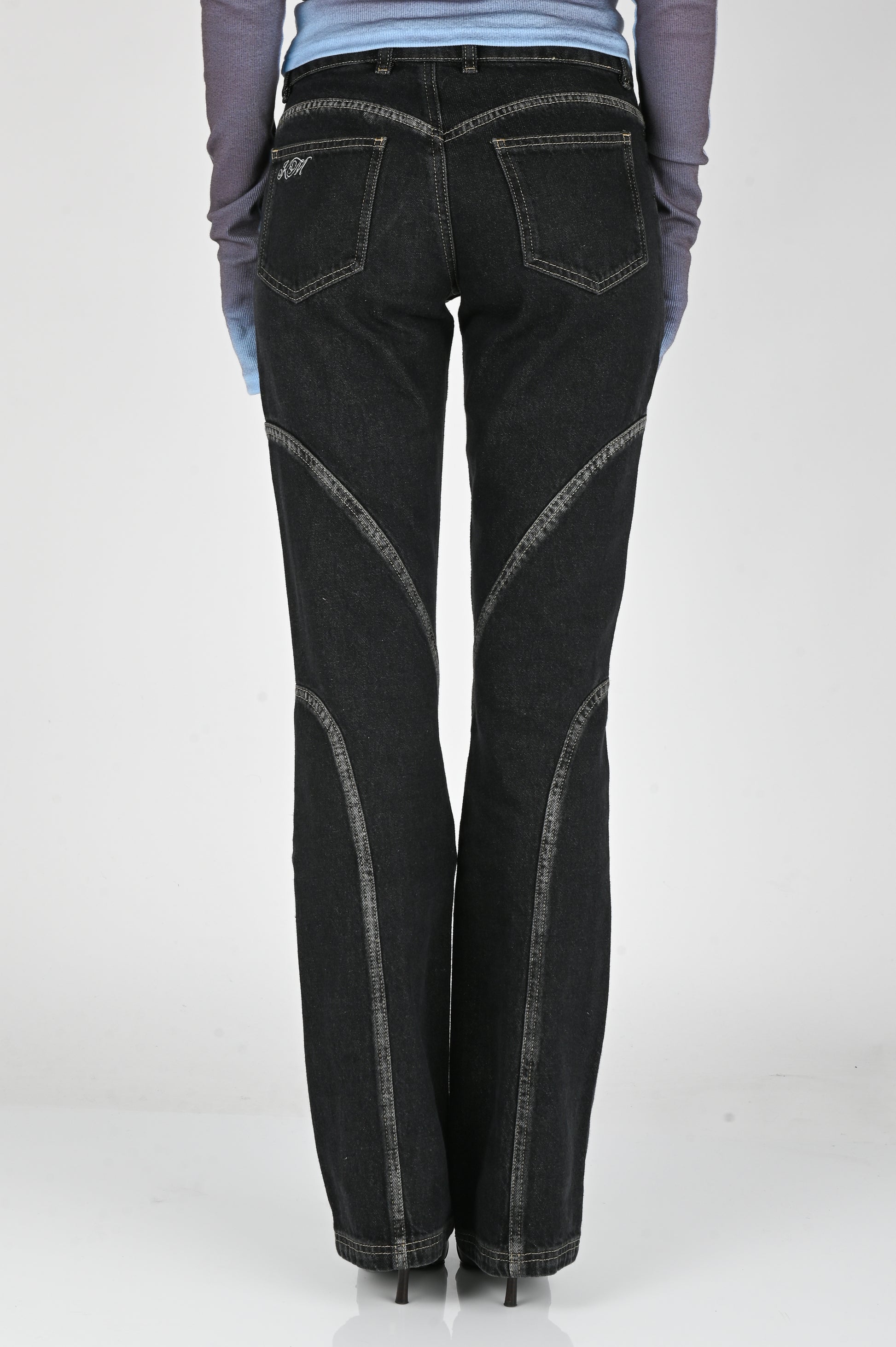 Kernemilk 'Salo' Jeans in Salt & Pepper