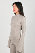 Kernemilk 'Zoe' Track Blouse in Beige