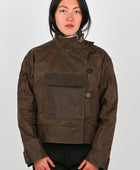 Kernemilk Pilot Jacket in Dark Brown