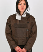 Kernemilk Pilot Jacket in Dark Brown