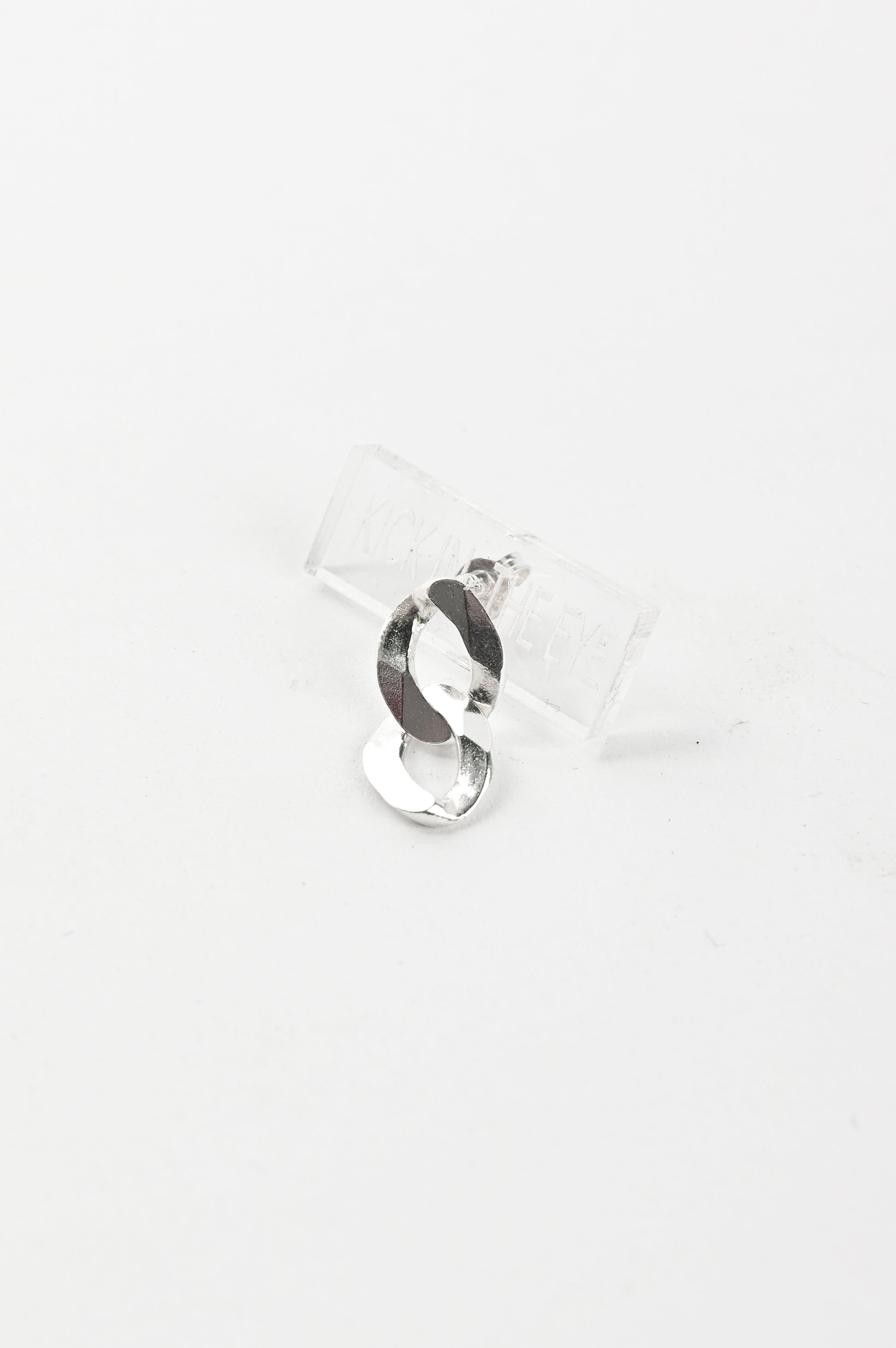 Kick In The Eye Silver 'Tainted Love' Earring