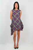 KATALYST 'Margins' Mini Dress in Electric