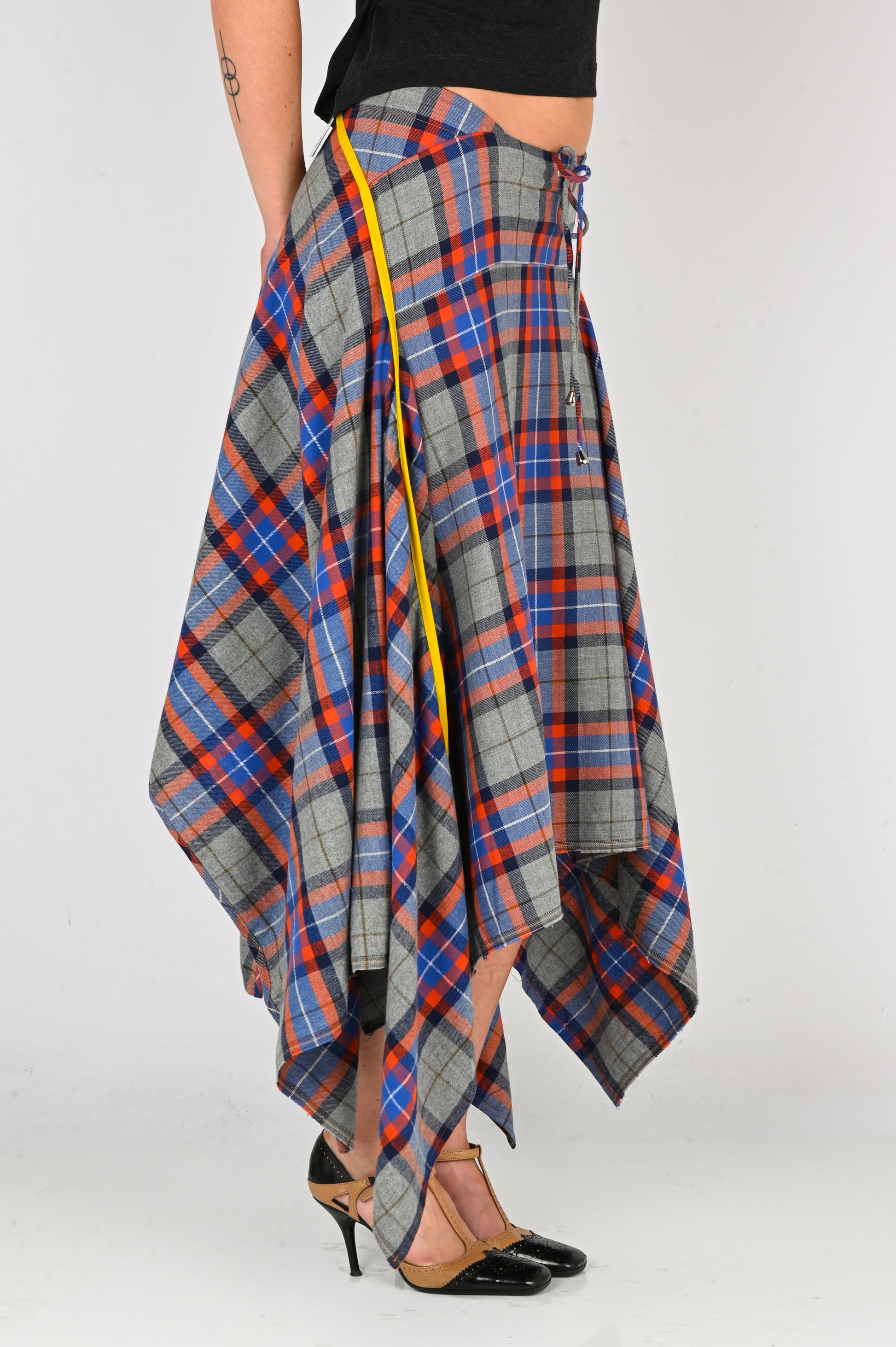 KATALYST 'Quadrant' Skirt in Electric