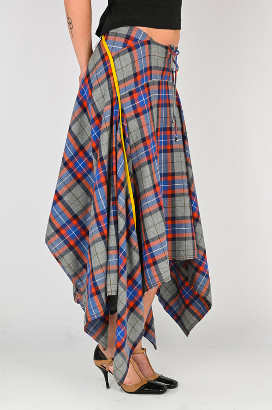 KATALYST 'Quadrant' Skirt in Electric