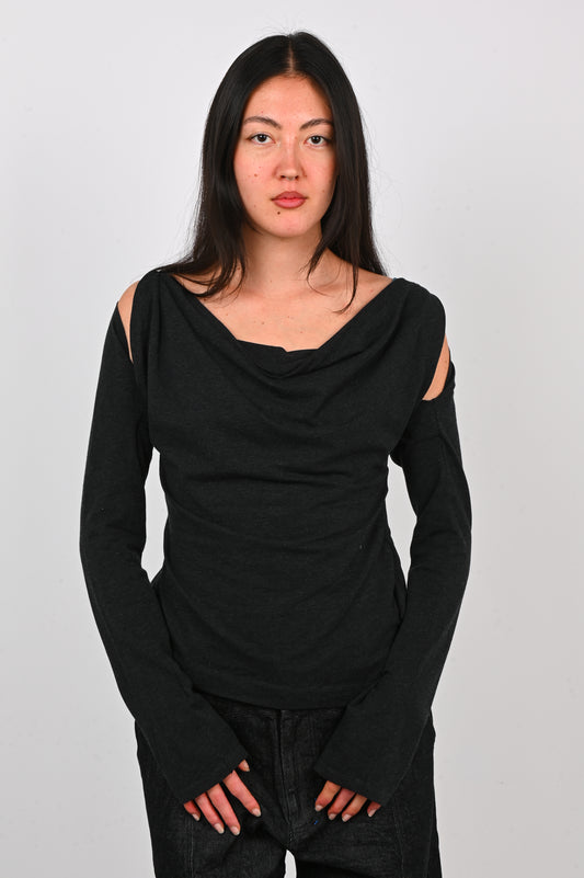 KATALYST 'Axis' Bolero in Charcoal