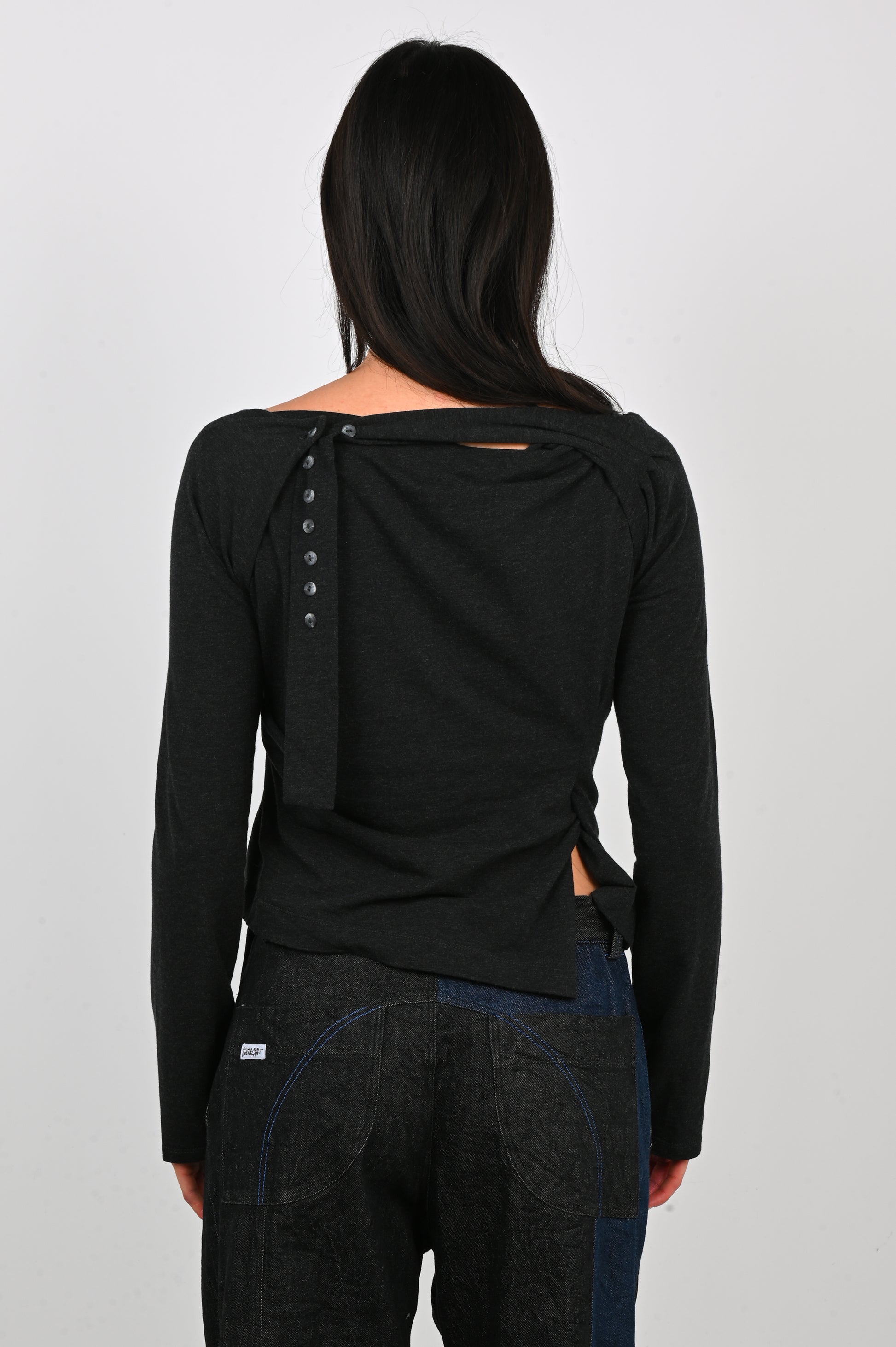 KATALYST 'Axis' Bolero in Charcoal