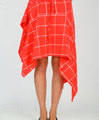 KATALYST 'Quadrant' Mini Skirt in Strawberry