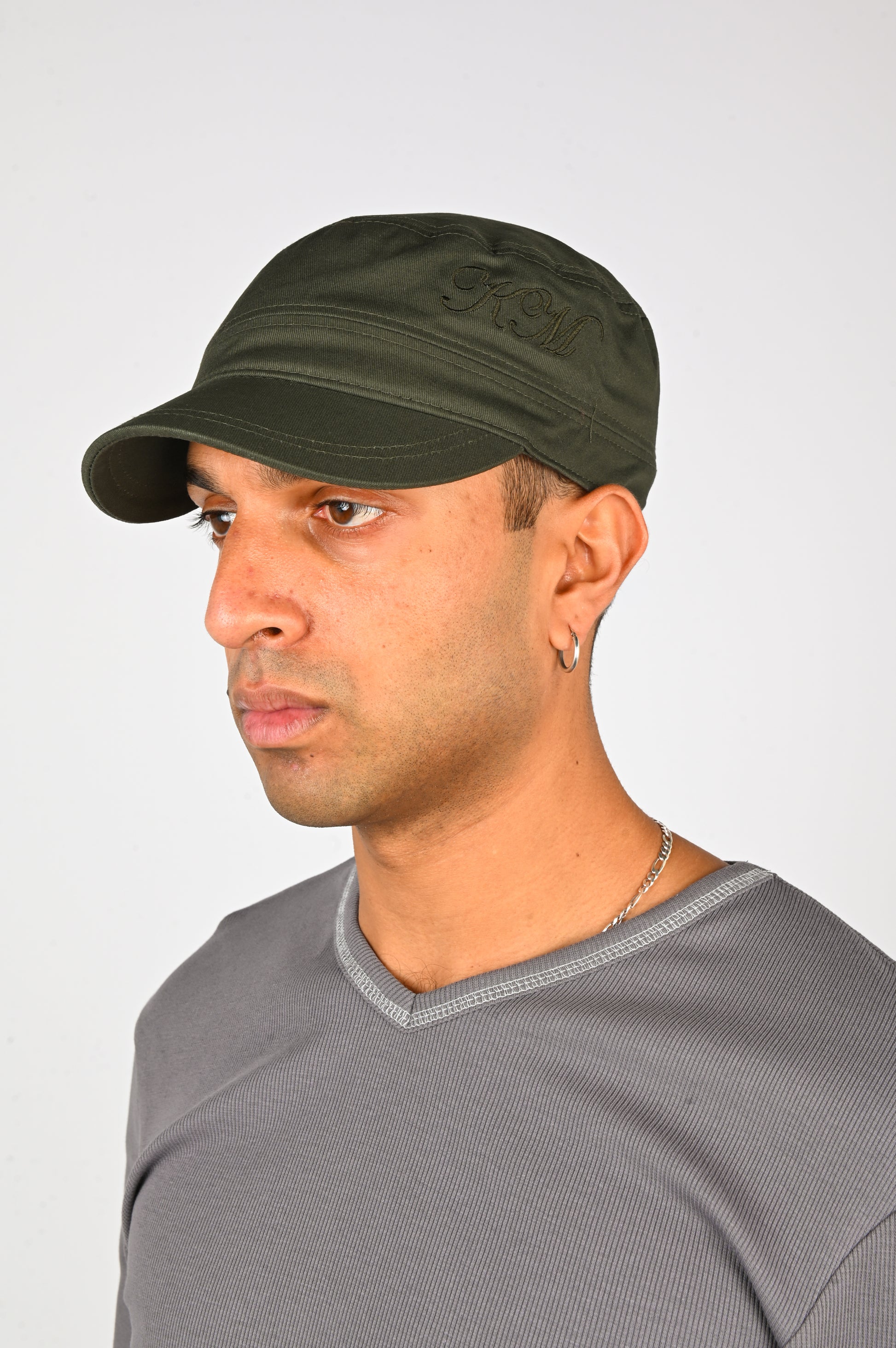 Kernemilk Cadet Cap in Dark Green