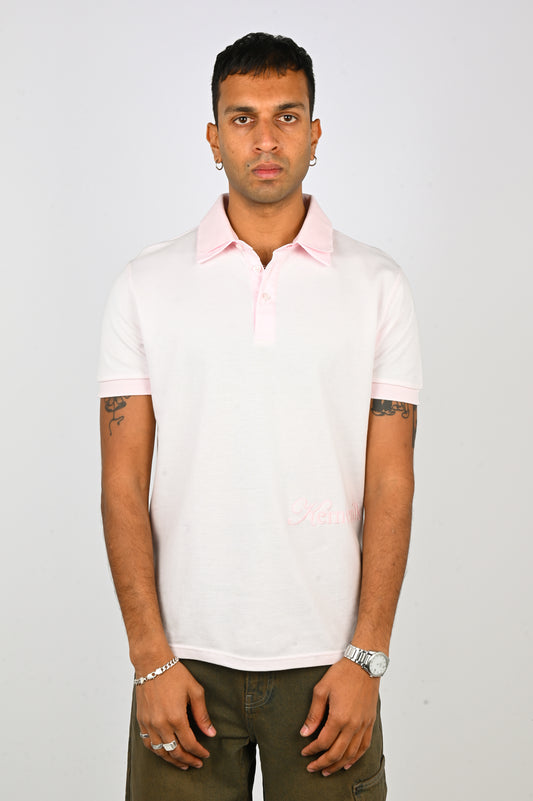 Kernemilk 'Louis' Polo Short Sleeve in Light Pink