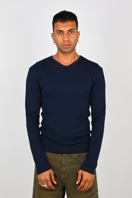 Kernemilk 'Marlon' Long Sleeve in Navy