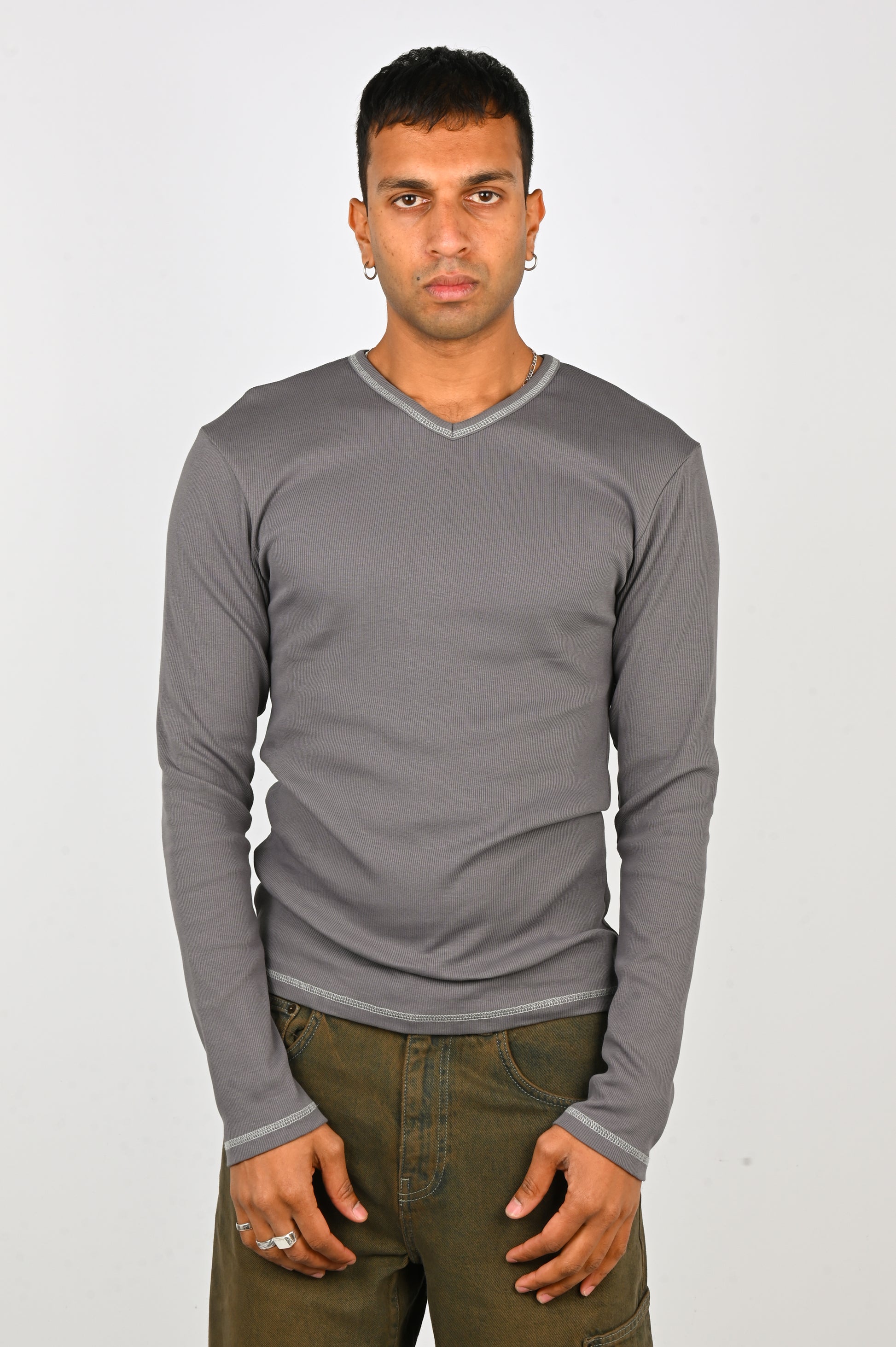 Kernemilk 'Marlon' Long Sleeve in Grey