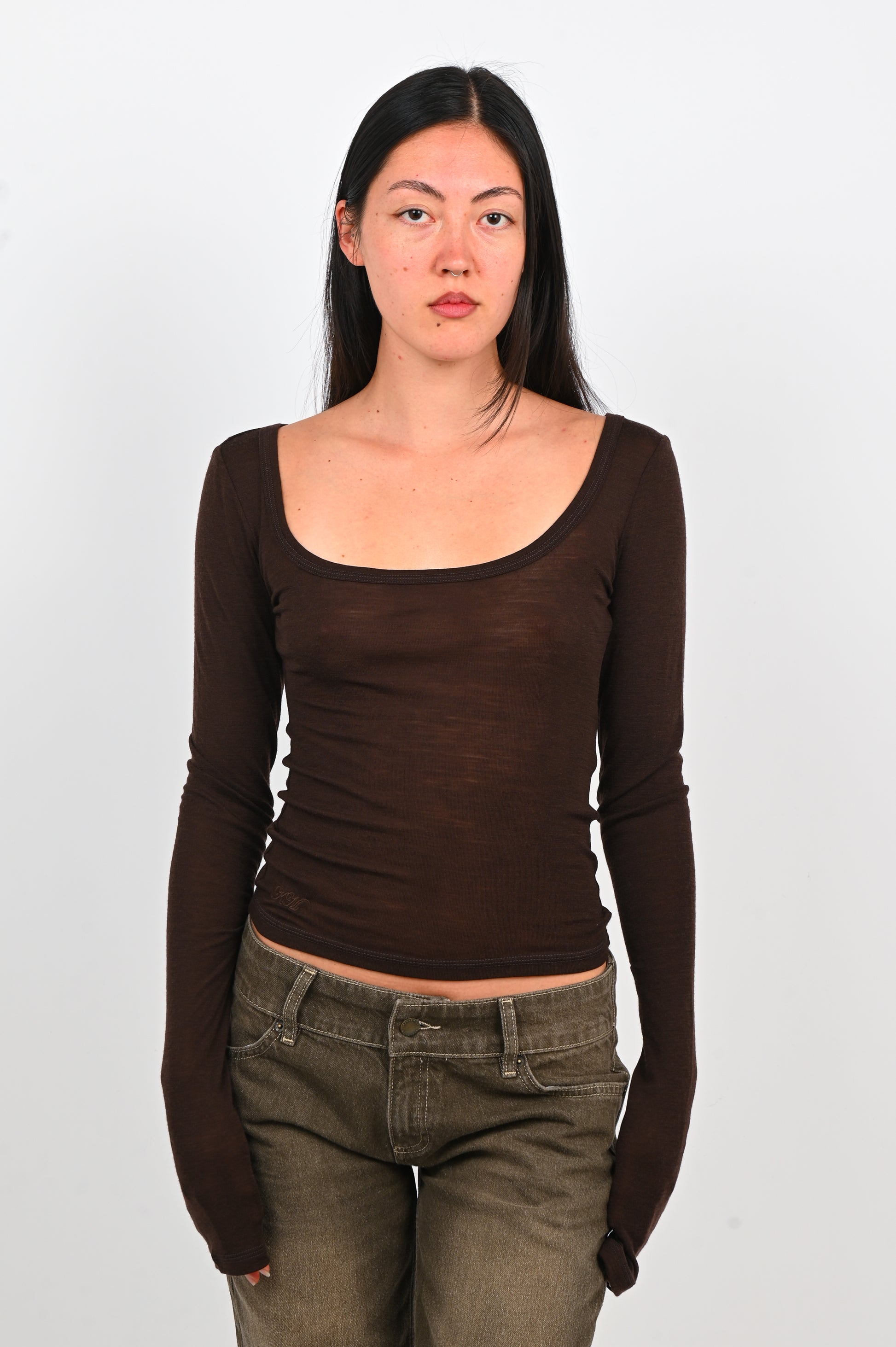 Kernemilk 'Roga' Blouse in Brown