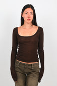 Kernemilk 'Roga' Blouse in Brown