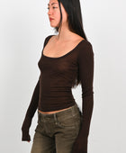 Kernemilk 'Roga' Blouse in Brown