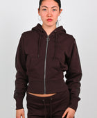 Kernemilk Summer Hoodie in Brown