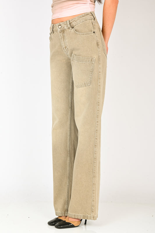 Kernemilk 'Mia' Jeans in Sand