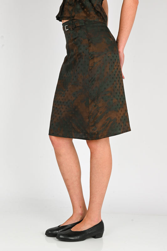 Kernemilk 'Lily' Skirt in Brown Dot