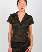 Kernemilk 'Mimi' Shirt in Brown Dot