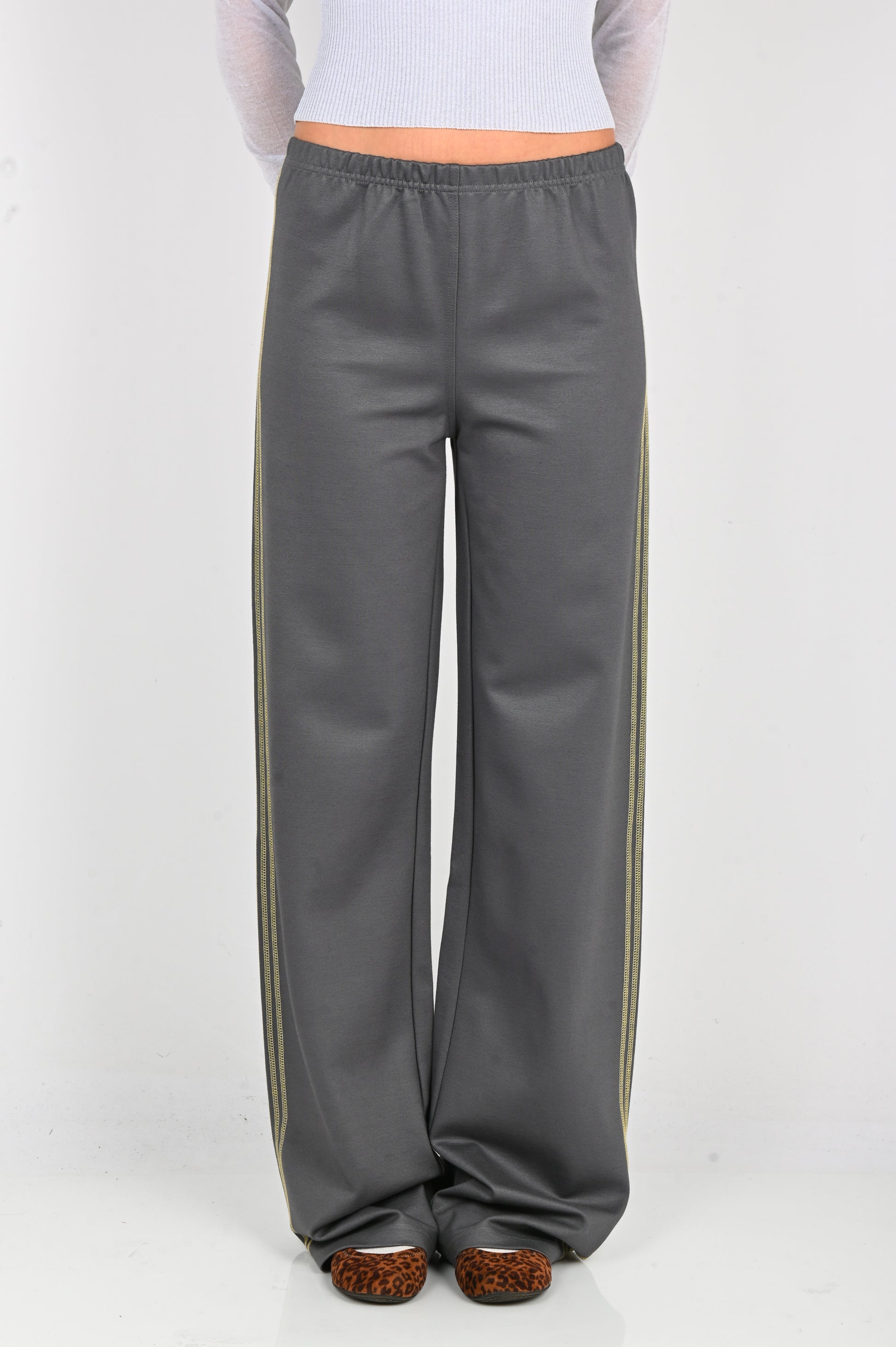 Kernemilk 'Ziggi' Track Pants in Grey/Yellow