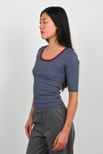 Kernemilk 'Mira' T-Shirt in Dusty Blue